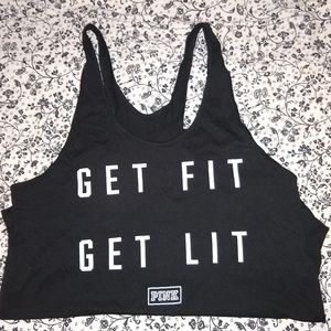 PINK Get Lit Get Fit Tank Top